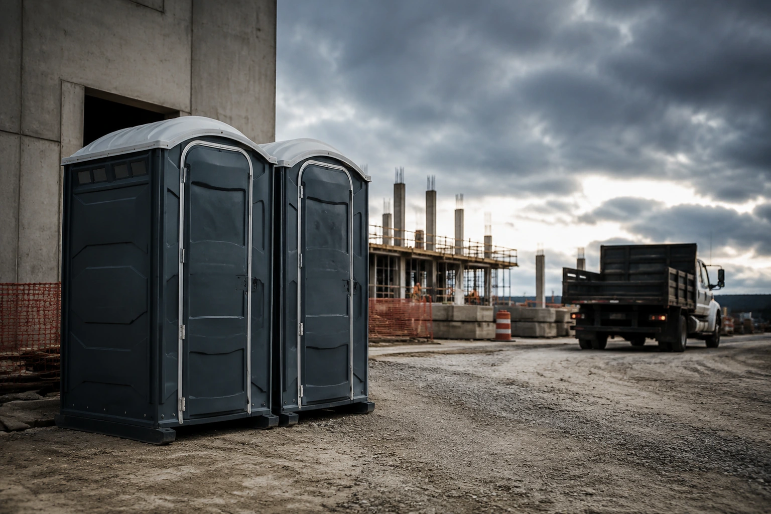 Portable restroom rental planning for Camden, DE