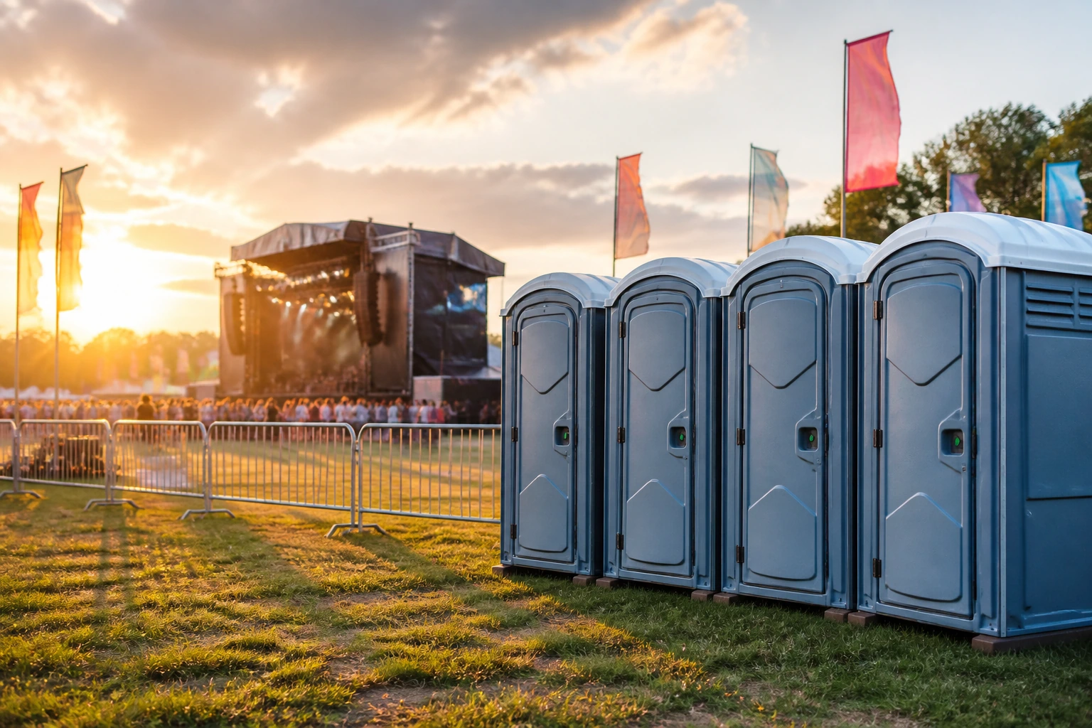 Portable restroom rental planning for Hartly, DE