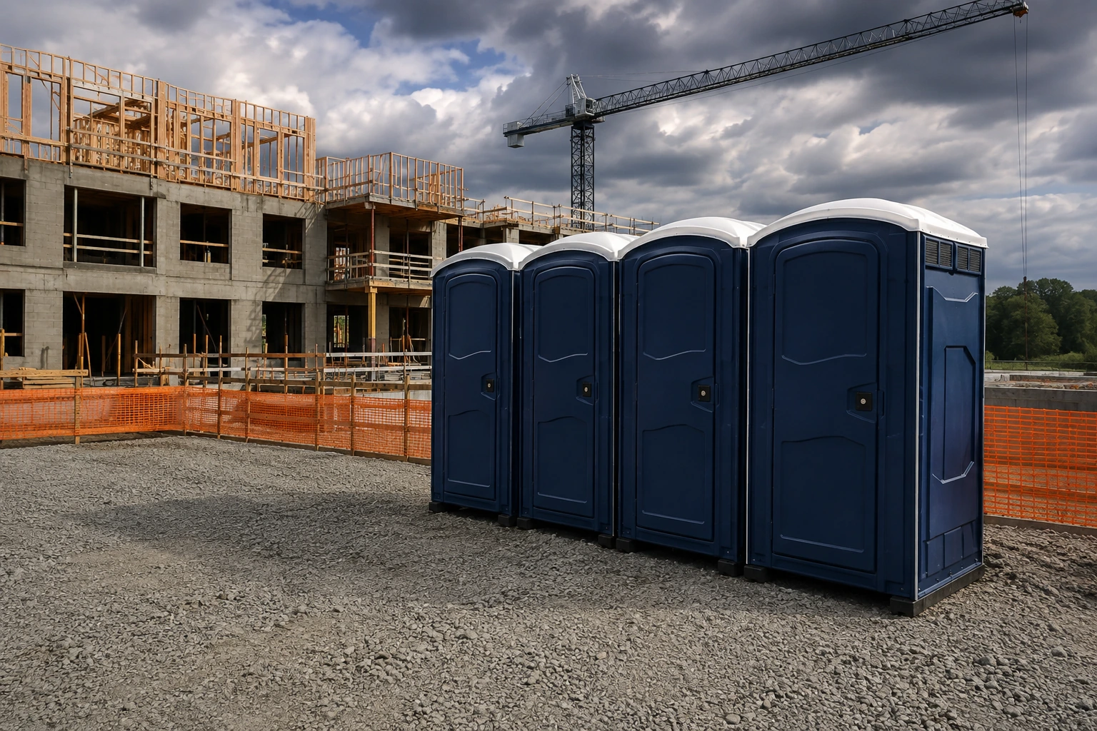 Portable restroom rental planning for Woodside, DE