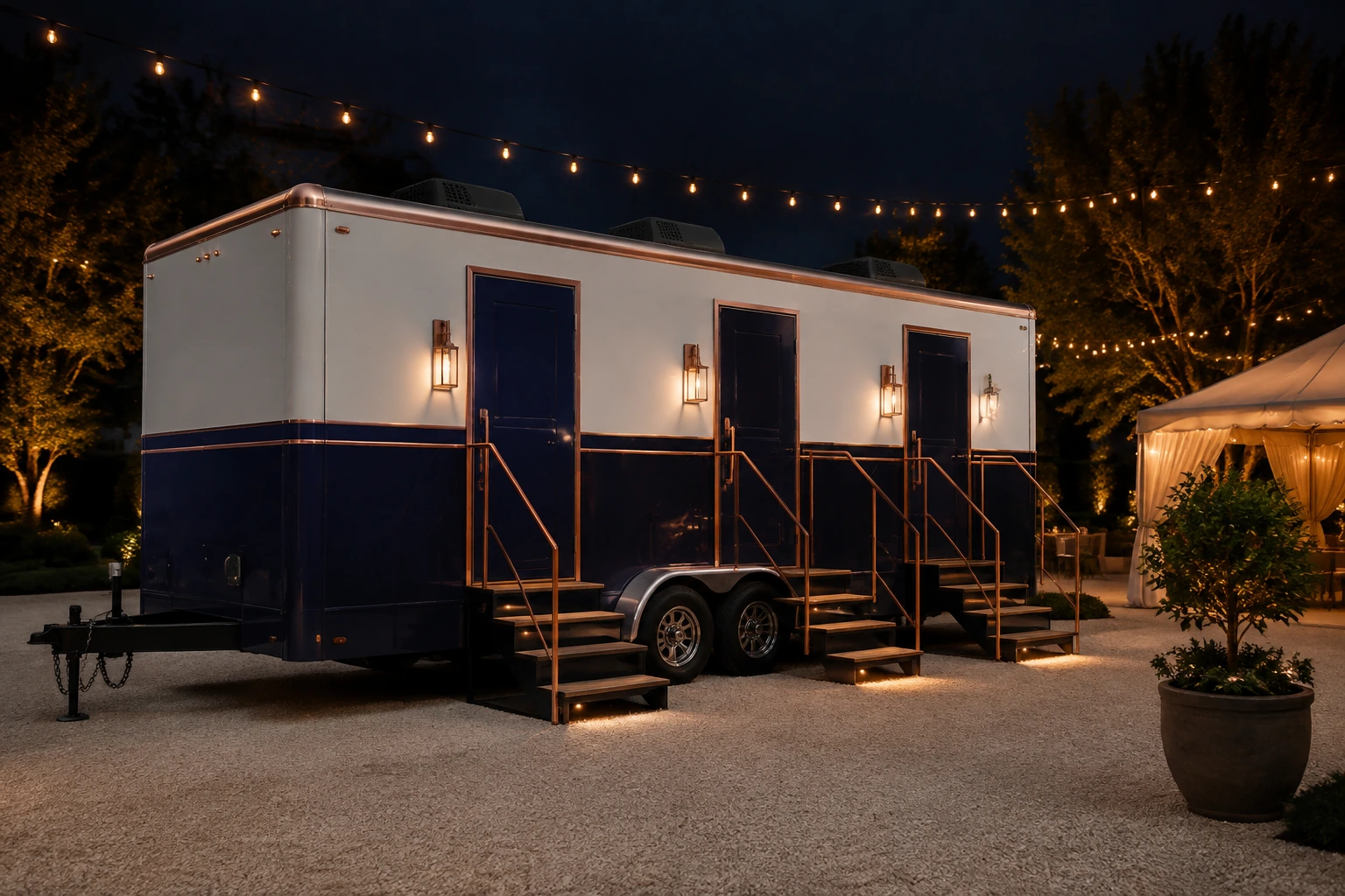 Portable restroom rental planning for Felton, DE